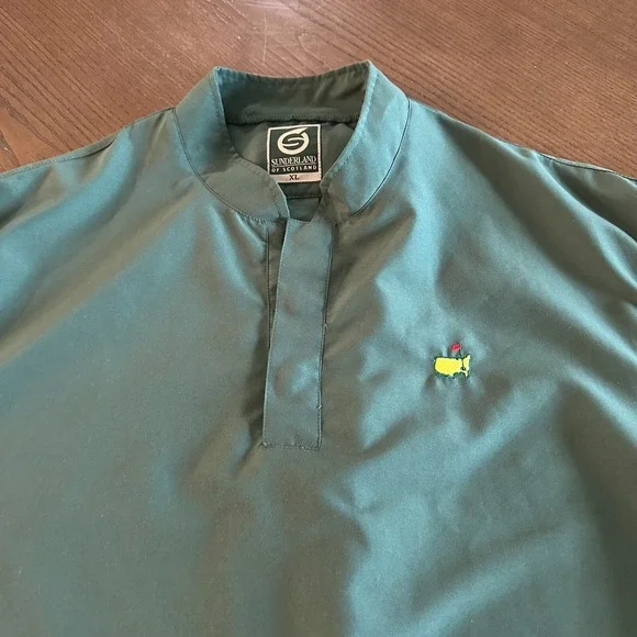 Sunderland of Scotland Masters Augusta National Golf Club Pullover Size XL Green - Picture 9 of 9